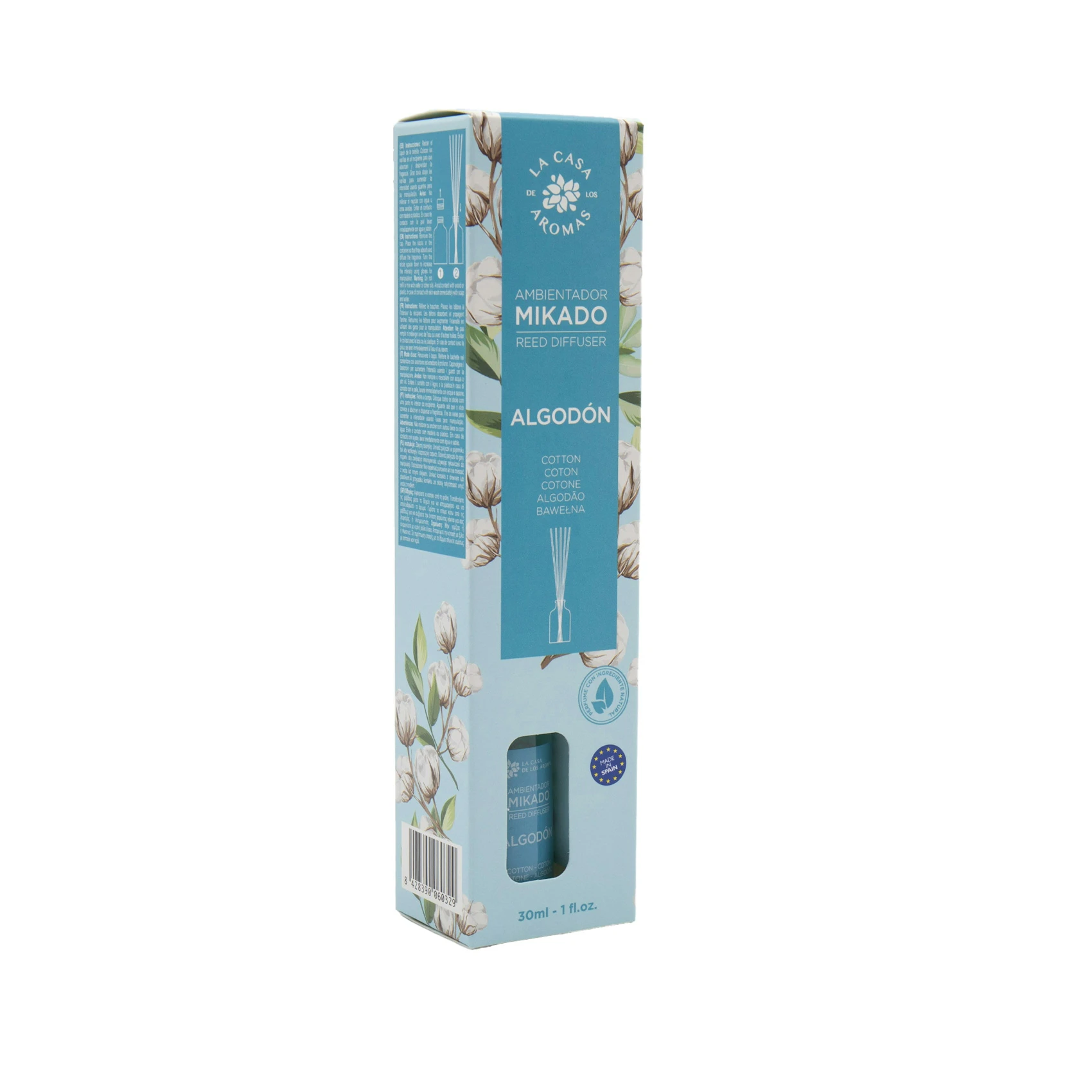 Ambientador Mikado Basic Pure Cotton La Casa De Los Aromas 30Ml