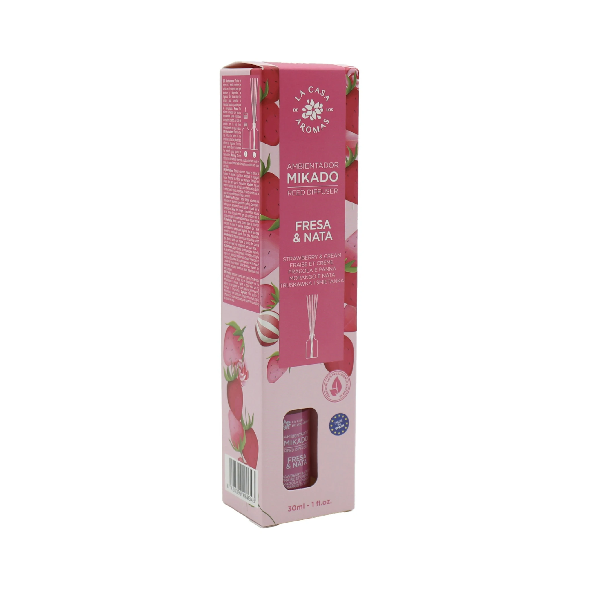 Ambientador Mikado Basic Morango E Nata La Casa De Los Aromas 30Ml