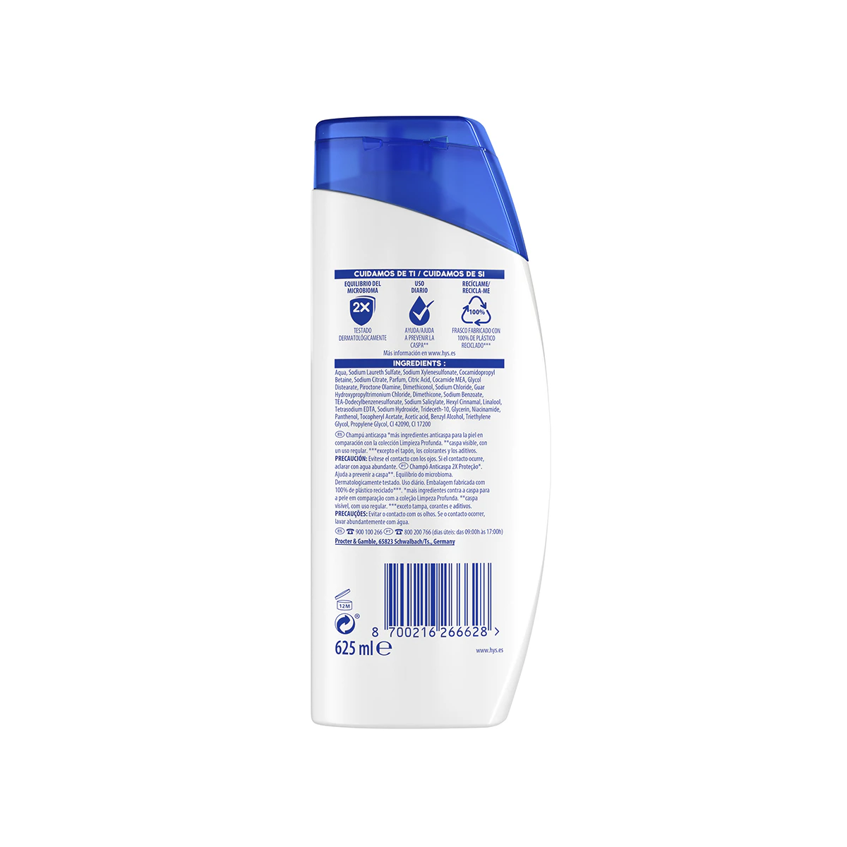 Champú Classic H&S 625Ml