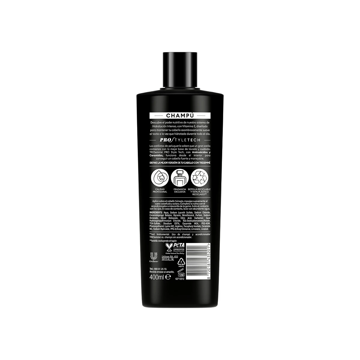 Champú Hidratación Intensa TRESemmé 400Ml