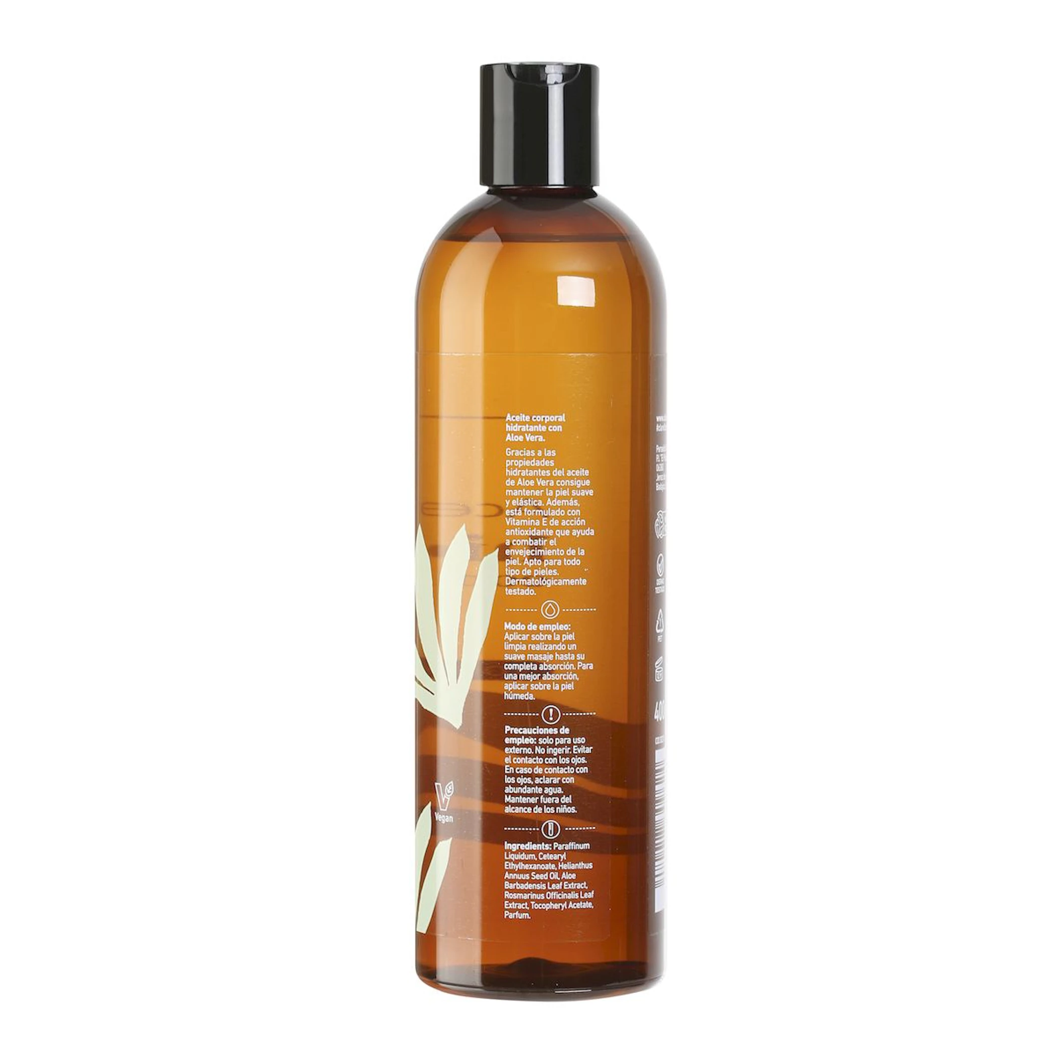 Aceite Corporal Hidratante Aloe Vera Bonté 400Ml