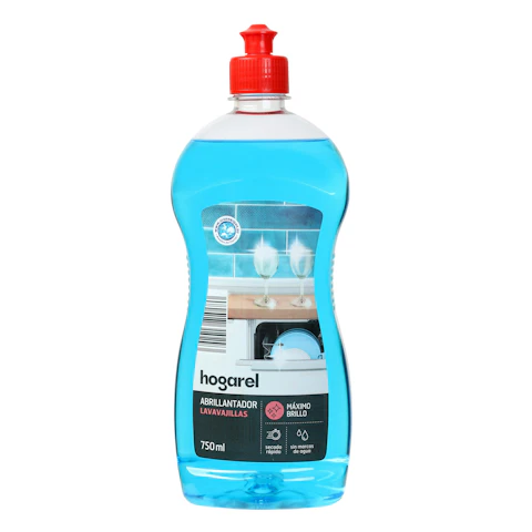 Abrillantador Lavavajillas Hogarel 750Ml
