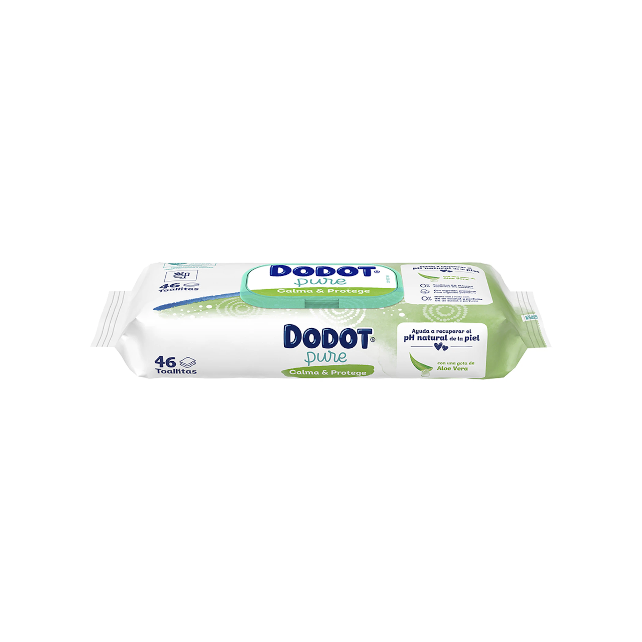 Toallitas Húmedas Pure Aloe Vera Dodot 46 Uds