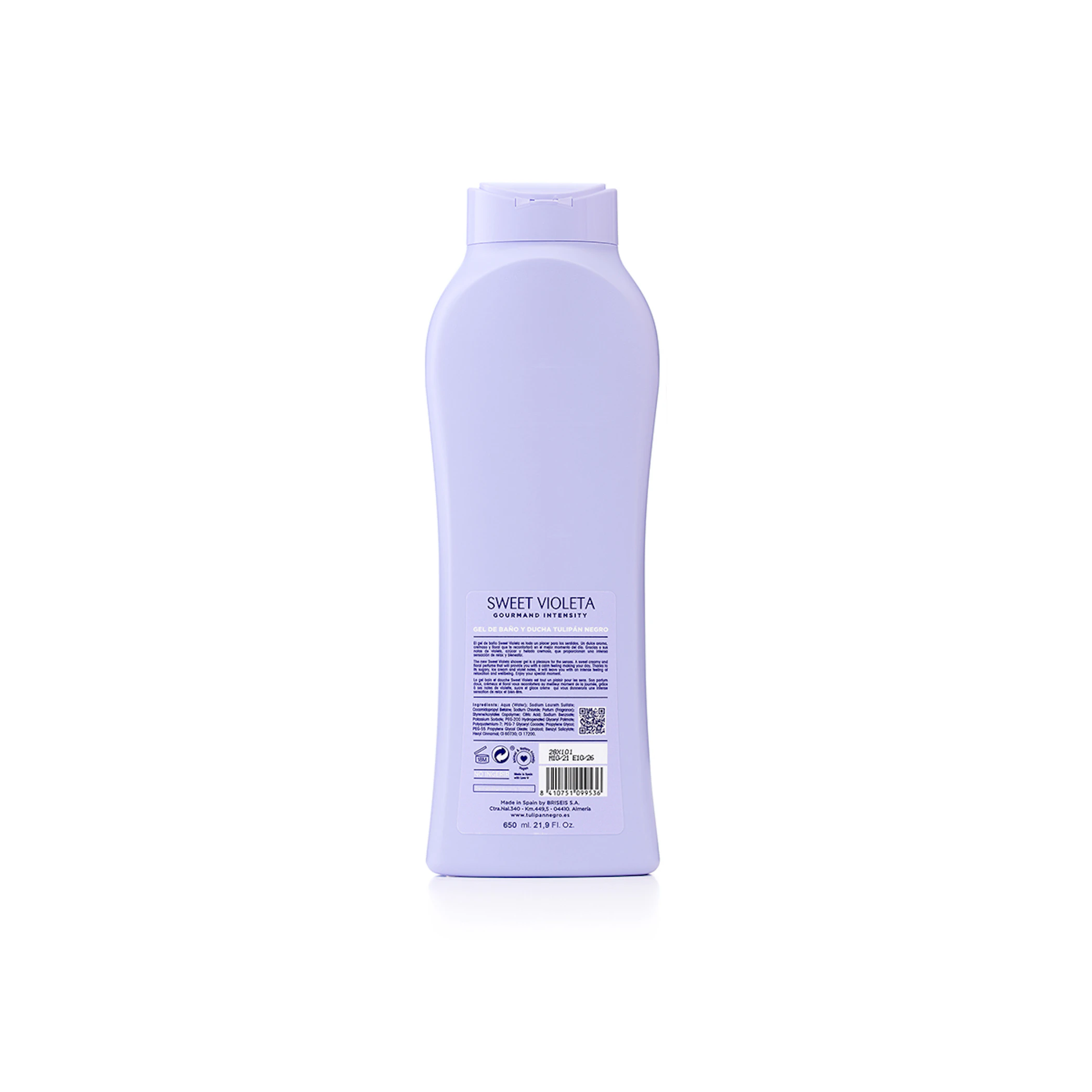 Gel De Ducha Sweet Violeta Tulipán Negro 650Ml