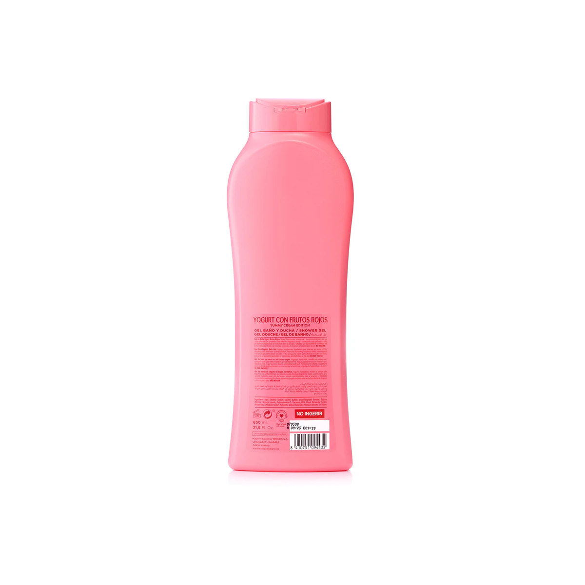 Gel De Ducha Yogurt Con Frutos Rojos Tulipán Negro 650Ml