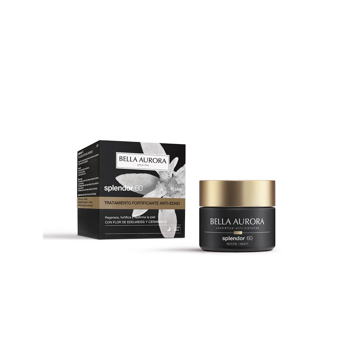Crema De Noche Fortificante Splendor 60 Bella Aurora 50Ml