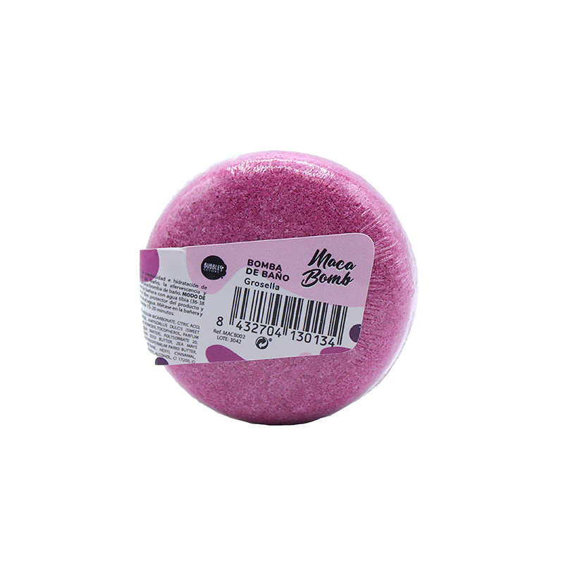 Bomba De Baño Macabomb Grosella Bubbles & Colors 80 Gr