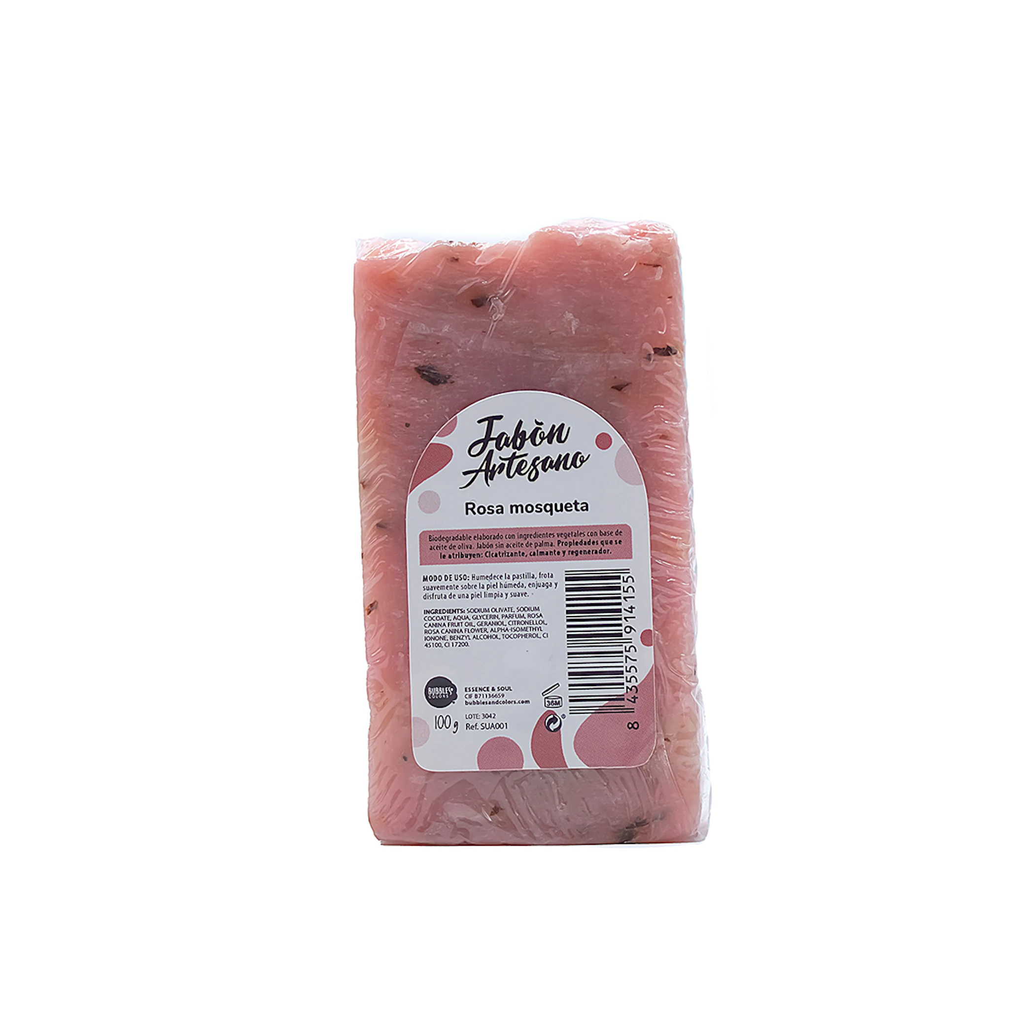 Jabón Artesano Rosa Mosqueta Bubbles & Colors 100 Gr 0