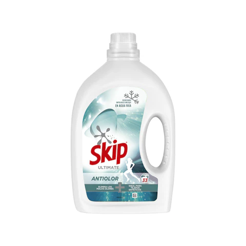 Detergente Líquido Ultimate Anti Olor Skip 33Lv