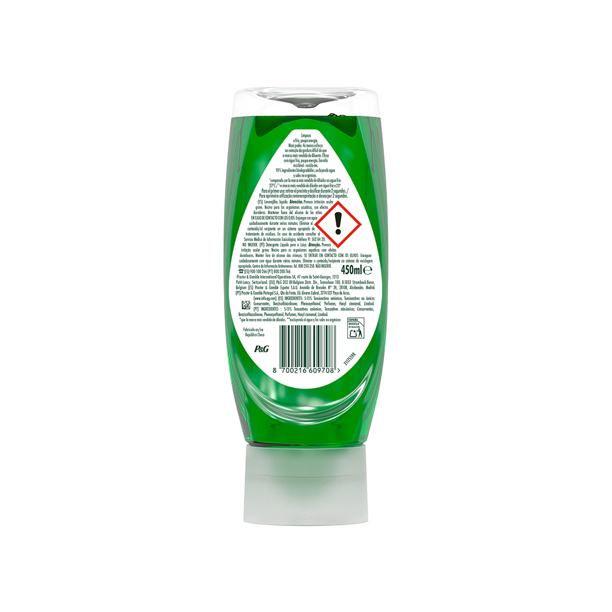 Lavavajillas Maxi Poder Fairy 450Ml