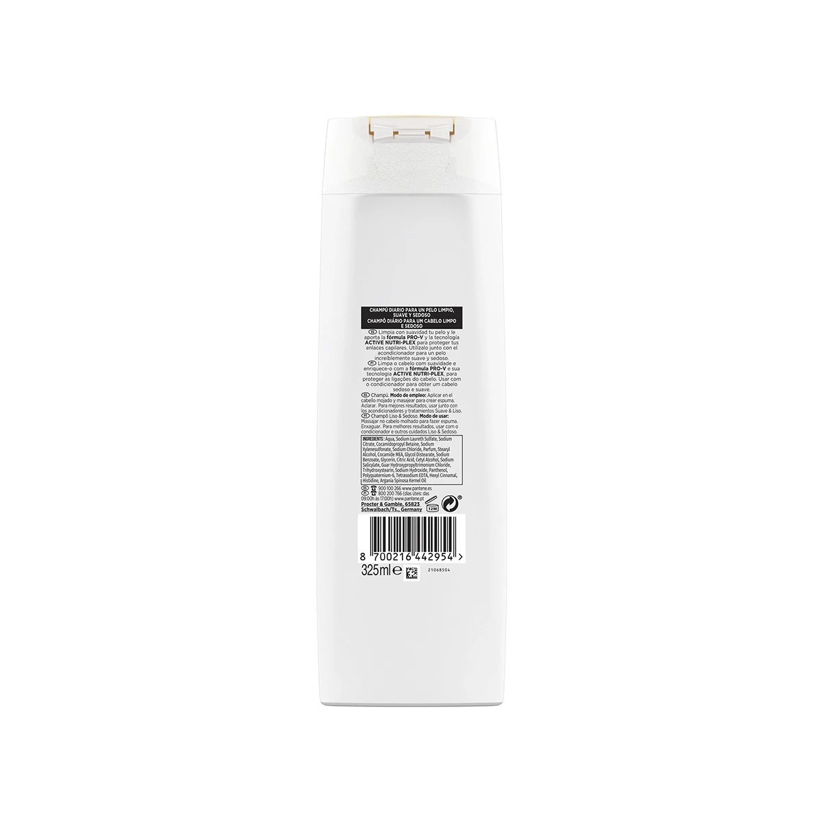 Champô Active Nutri-Plex Liso E Sedoso Pantene 325Ml