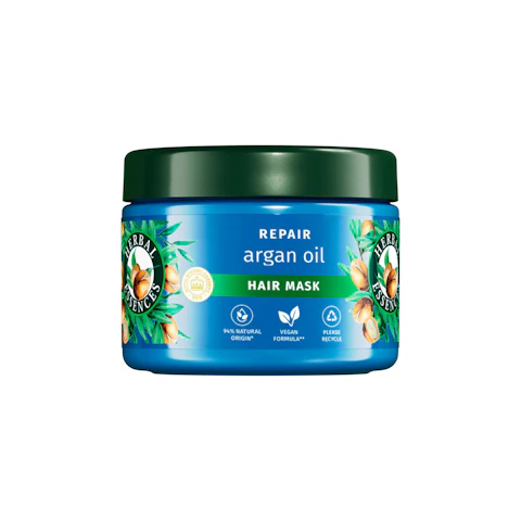 Mascarilla argán HERBAL ESSENCES, tarro 500 ml