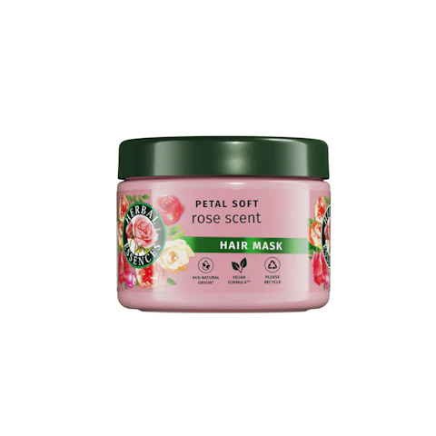 Mascarilla aroma a rosa HERBAL ESSENCES, tarro 500 ml
