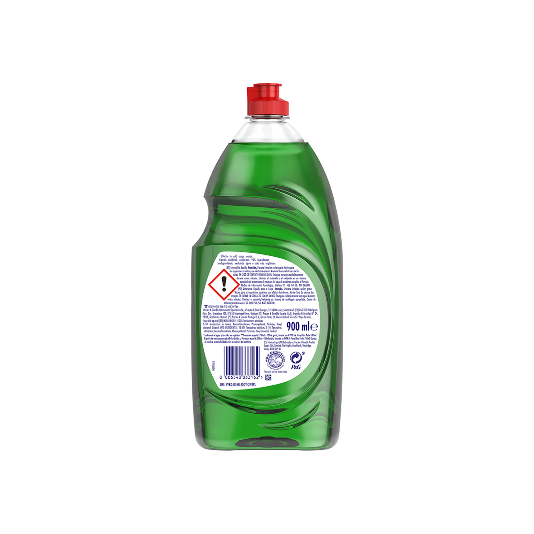 Detergente Loiça Ultra Poder Fairy 900Ml