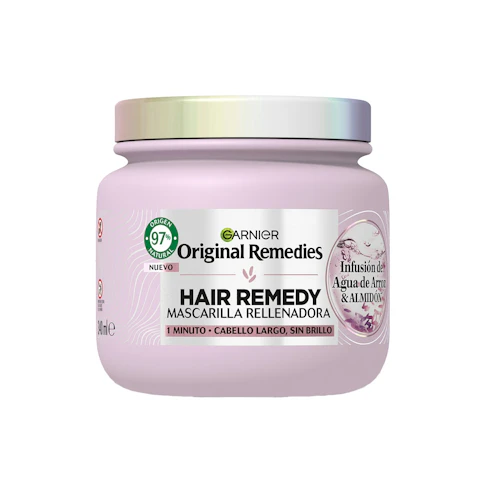 Mascarilla de arroz ORIGINAL REMEDIES, tarro 340 ml