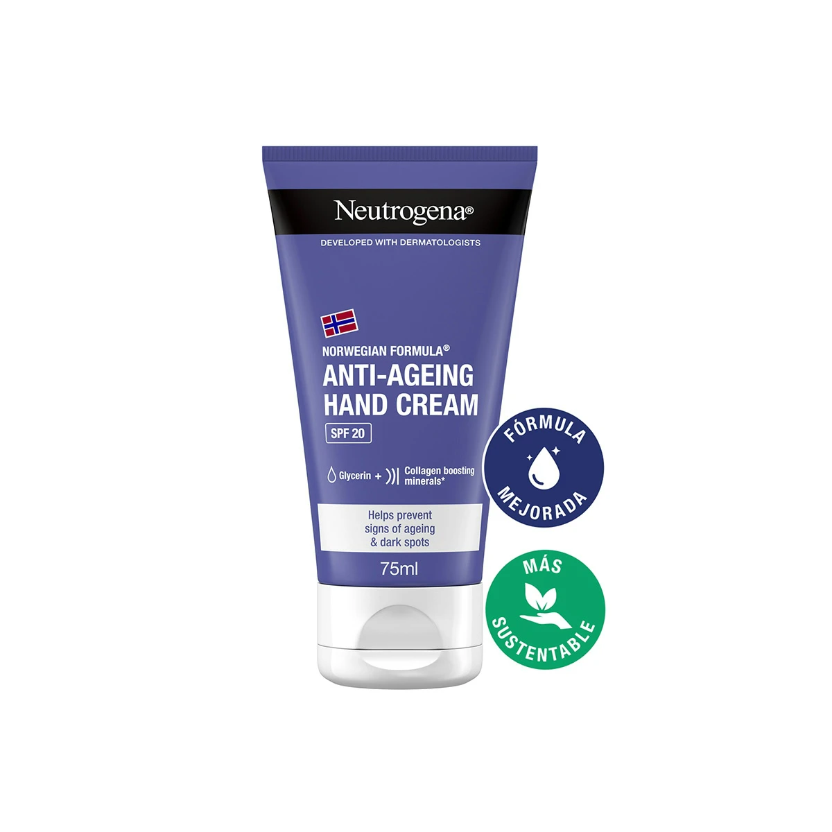 Crema De Manos Antiedad Visibly Renew Neutrogena 2x75Ml