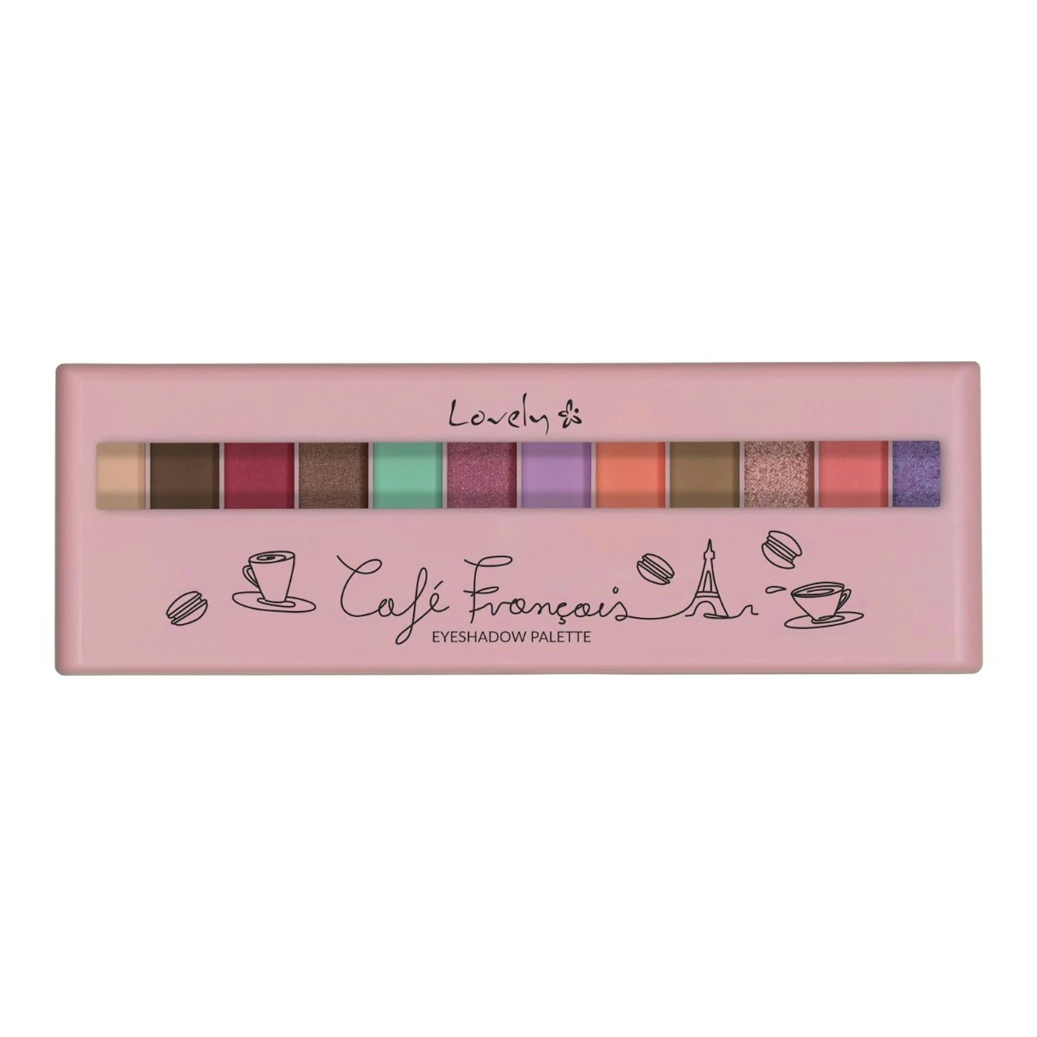 Paleta De Sombras Café Français Lovely 0