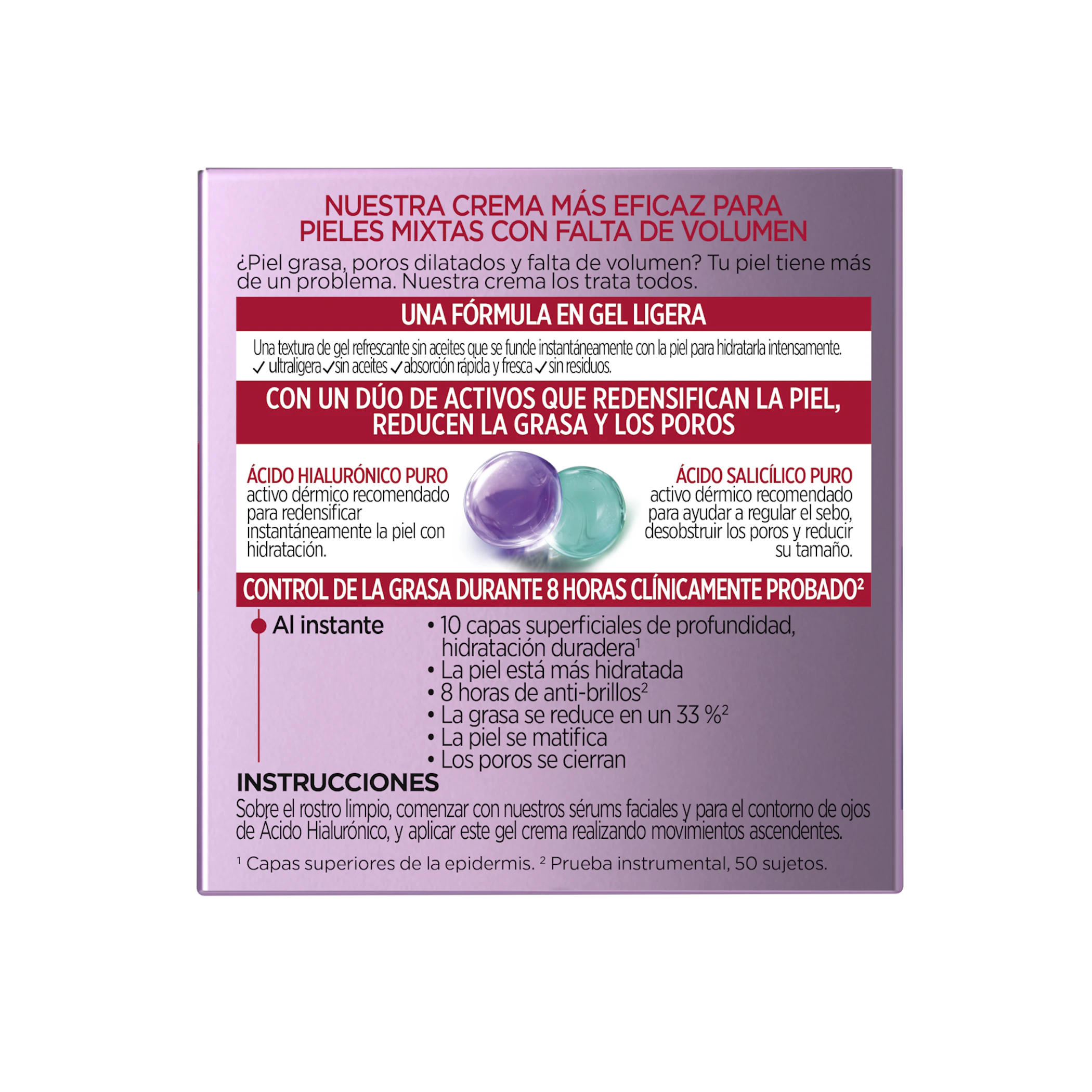 Gel-Crema Revitalift Filler Ácido Hialurónico L’Oréal Paris 50Ml