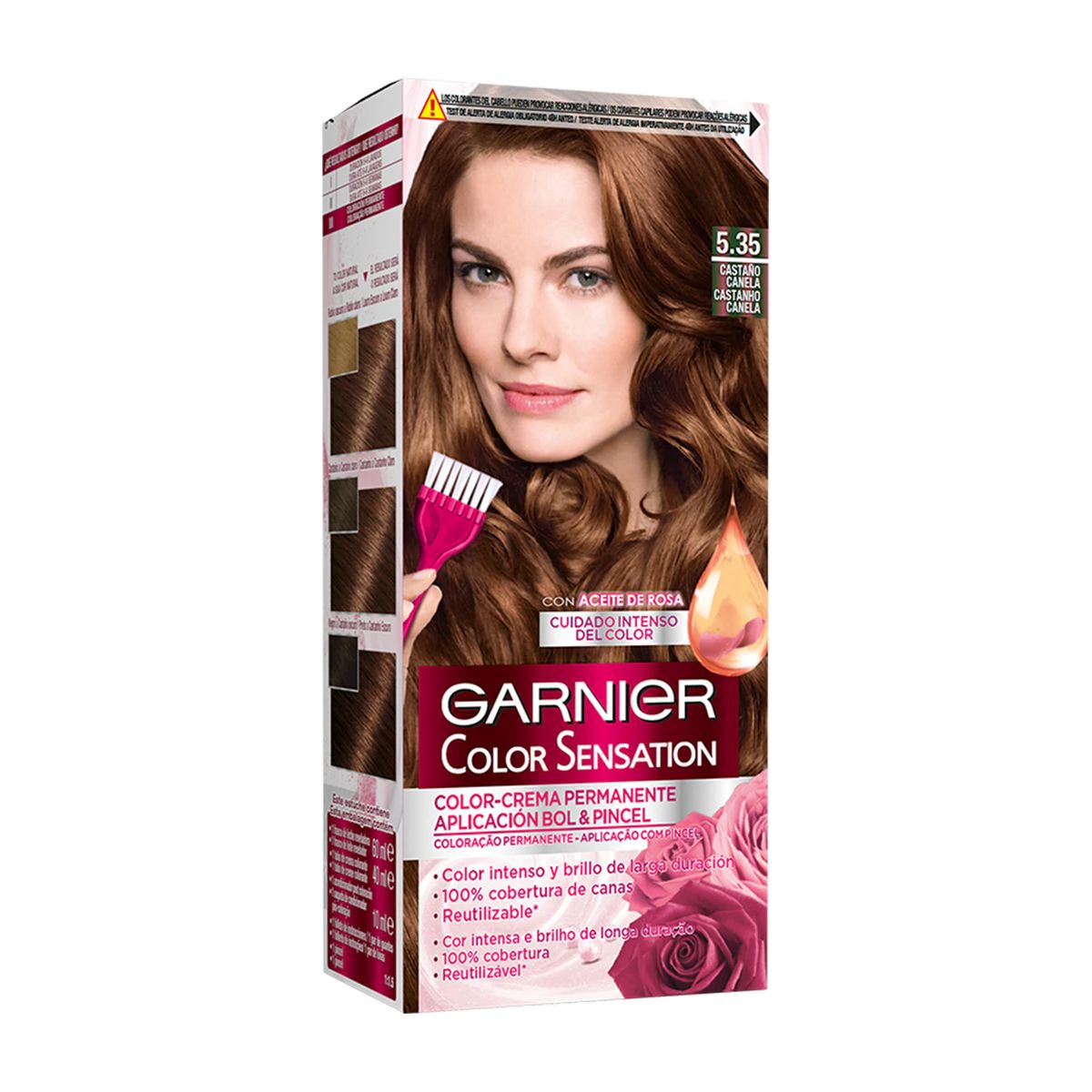 Tinte Permanente Color Sensation Garnier Tonos Castaños 0