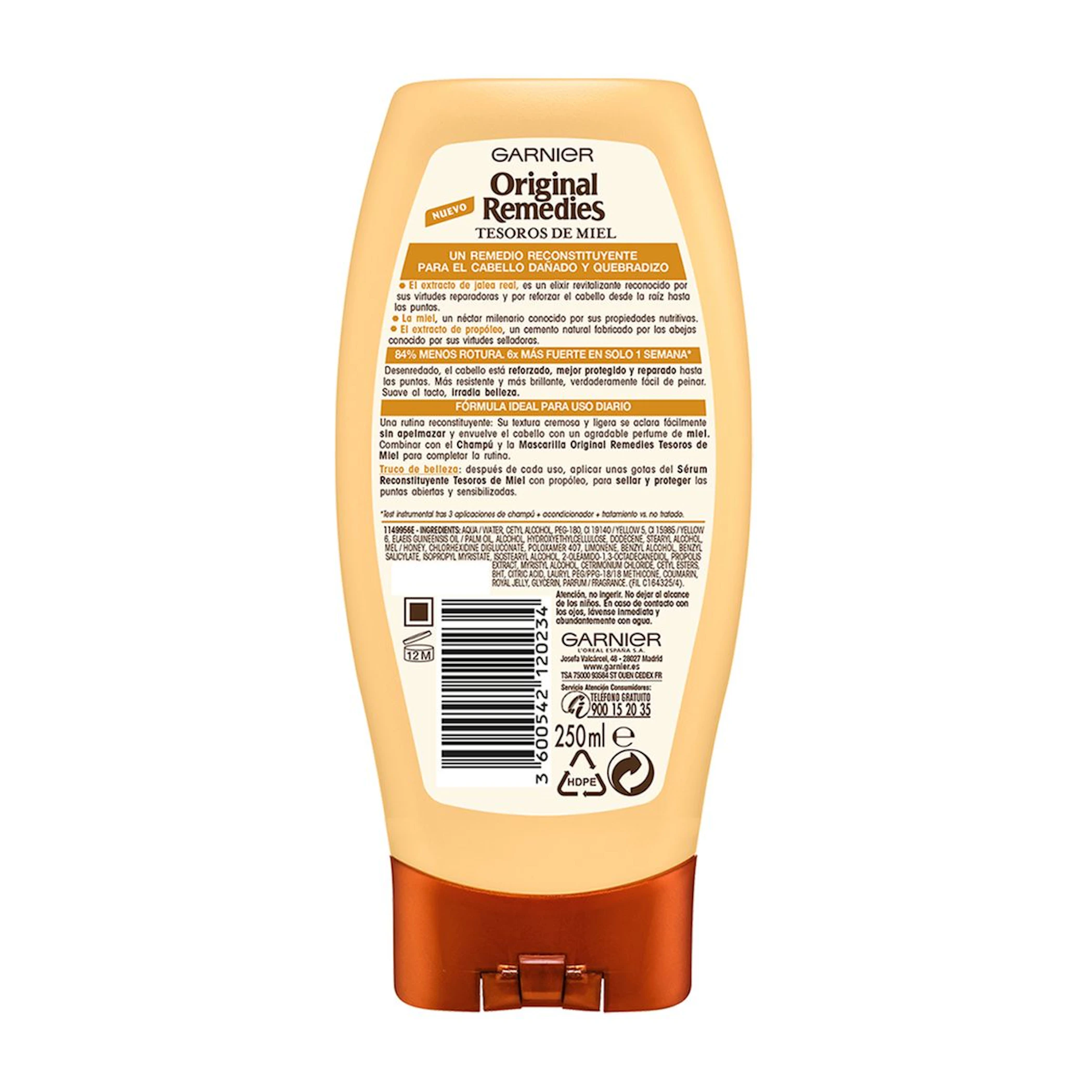 Acondicionador Tesoros De Miel Original Remedies 250Ml