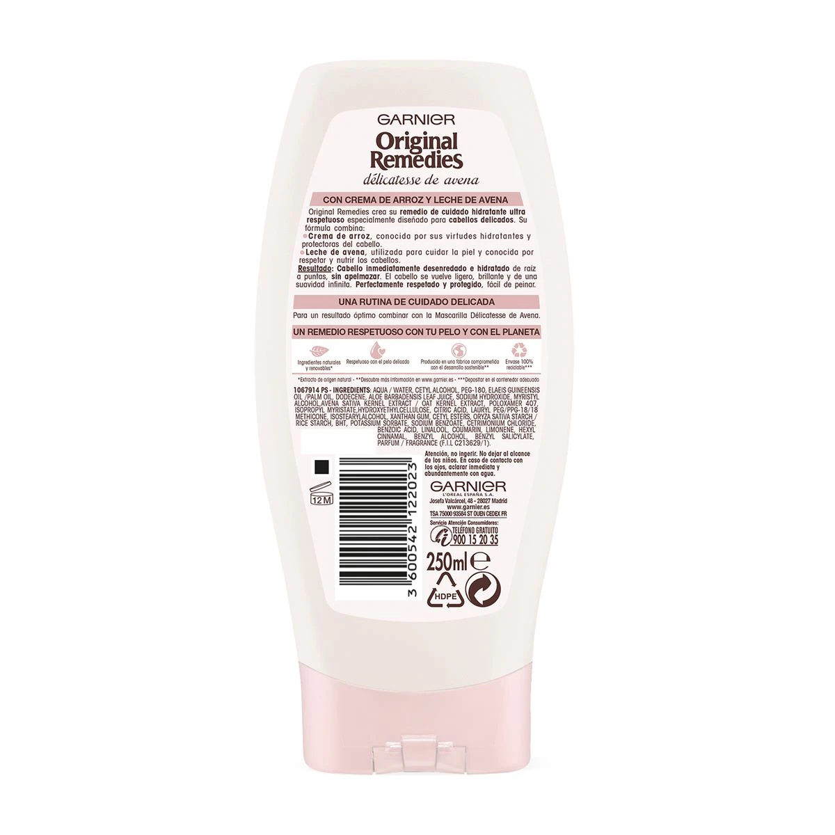 Acondicionador Délicatesse De Avena Original Remedies 250Ml
