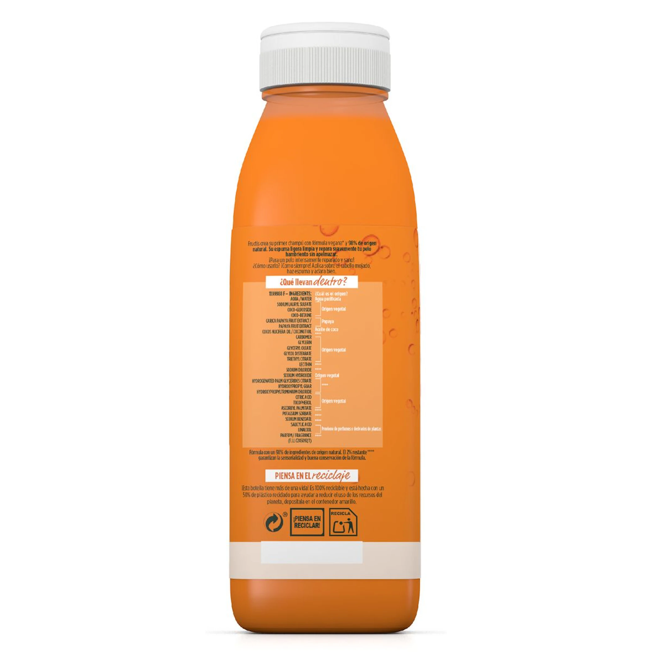 Champú Reparador Hair Food Papaya Fructis 350Ml