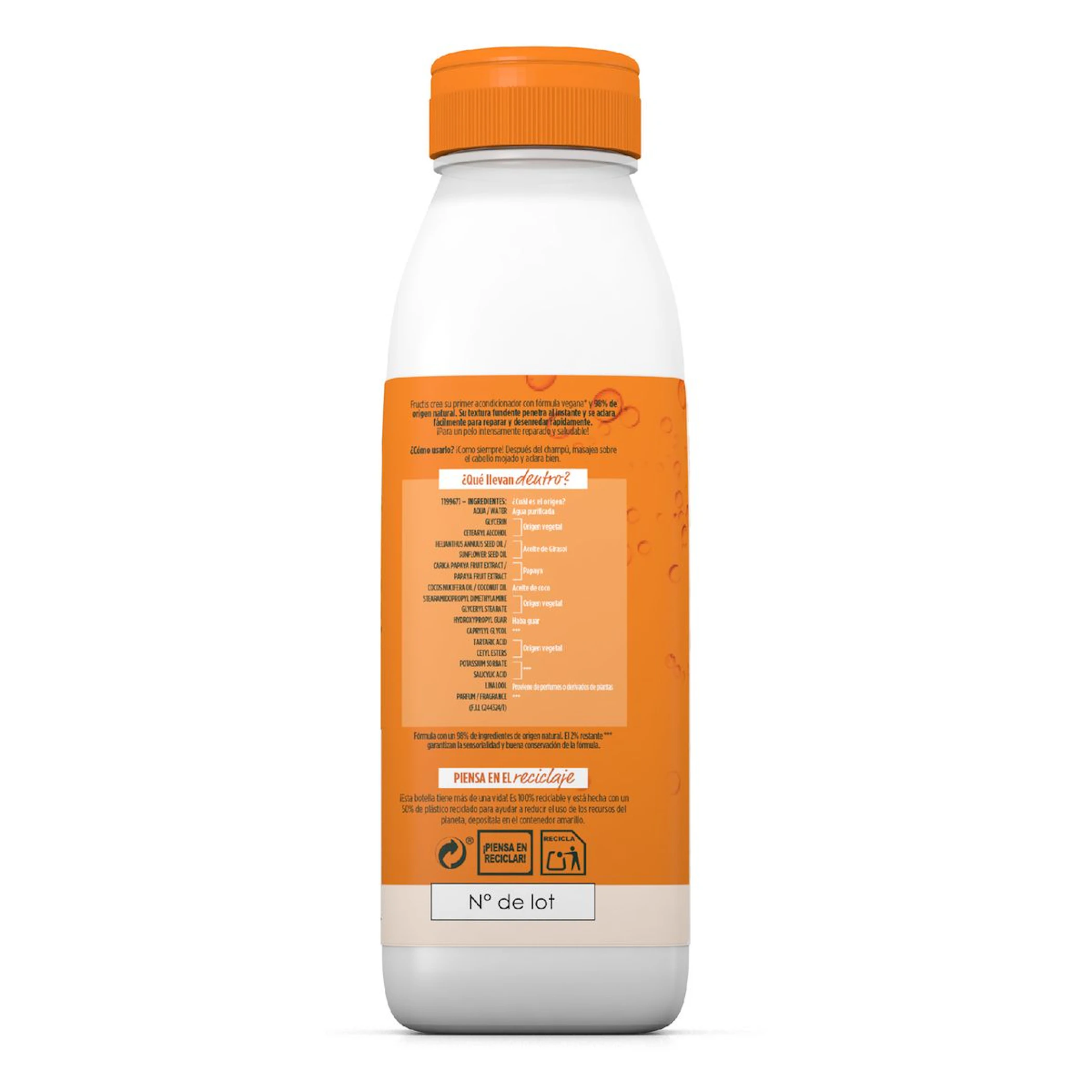 Acondicionador Reparador Hair Food Papaya Fructis 350Ml
