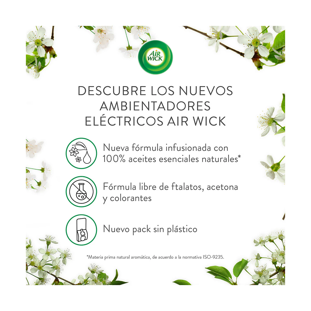 Recambio Ambientador Eléctrico Flor Air Wick