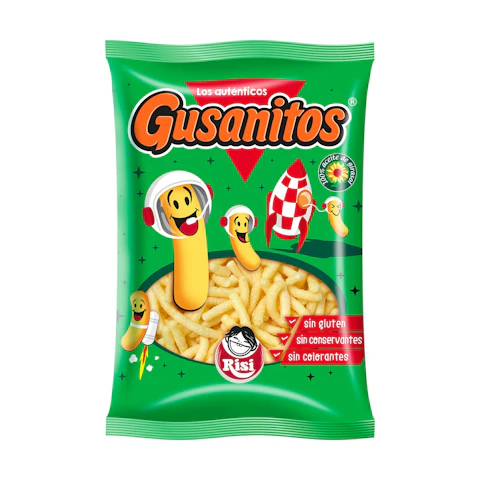 Gusanitos RISI, bolsa 85 g 85 gr