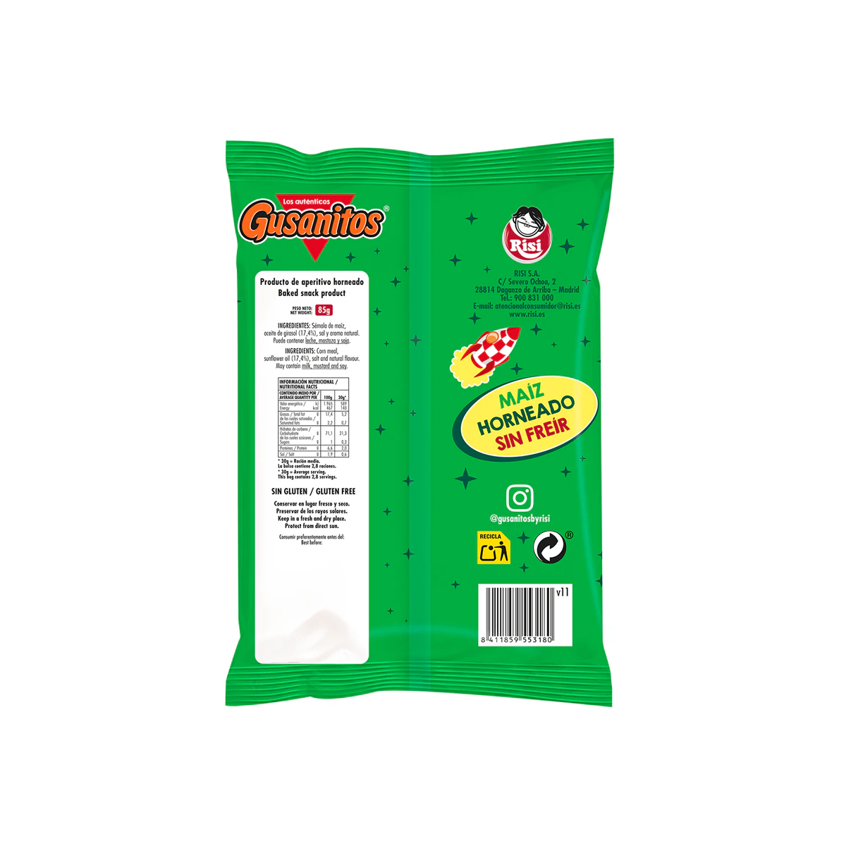 Gusanitos Risi 85 Gr