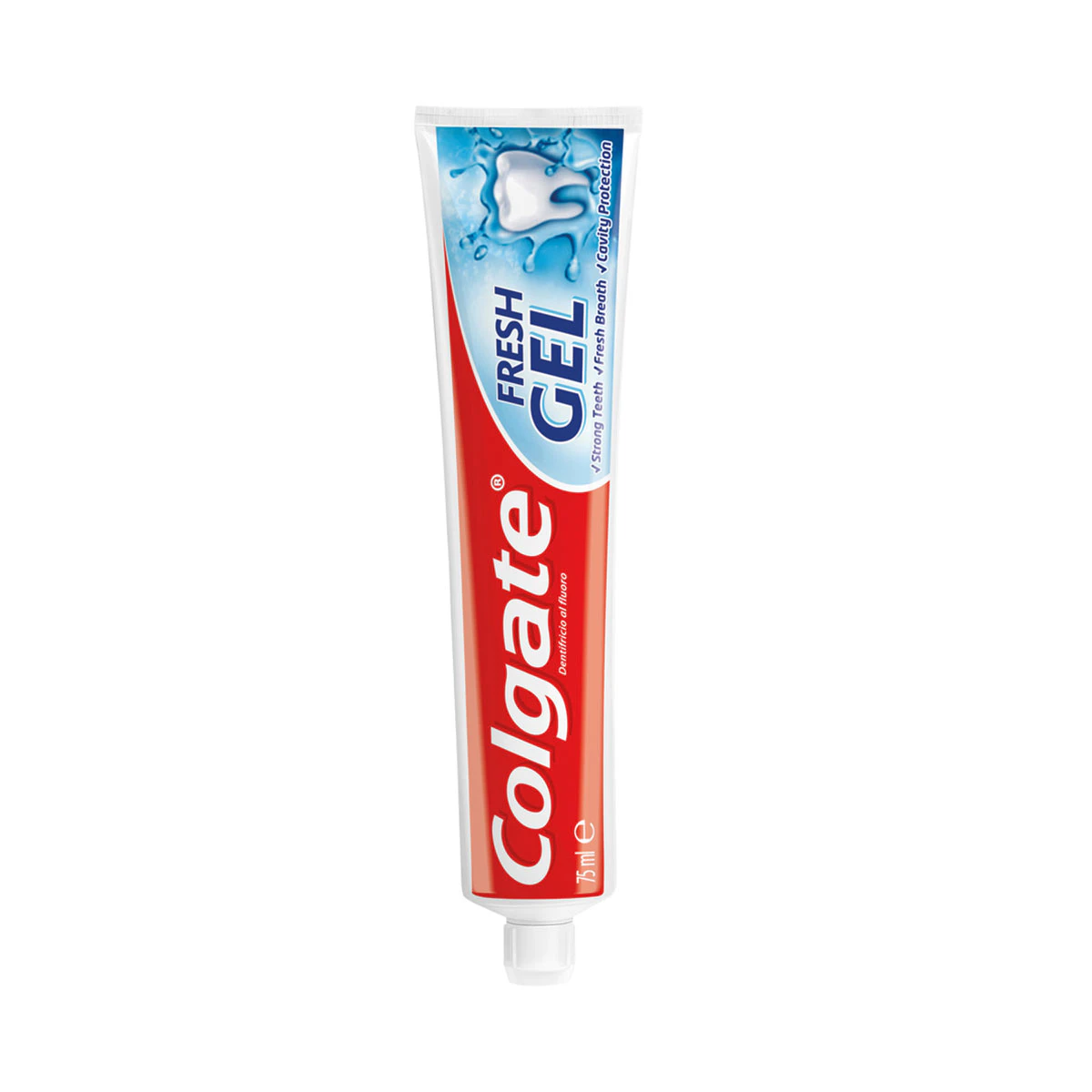 Pasta De Dientes Colgate Fresh Gel Dientes Fuertes Y Aliento Fresco 75Ml