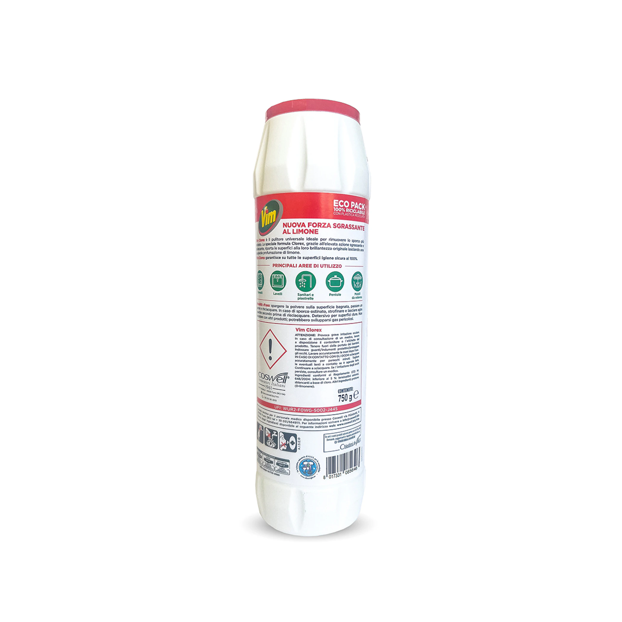 Limpiador En Polvo Vim Clorex 750 Gr