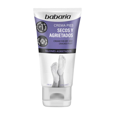 Crema para pies secos BABARIA, tubo 150 ml