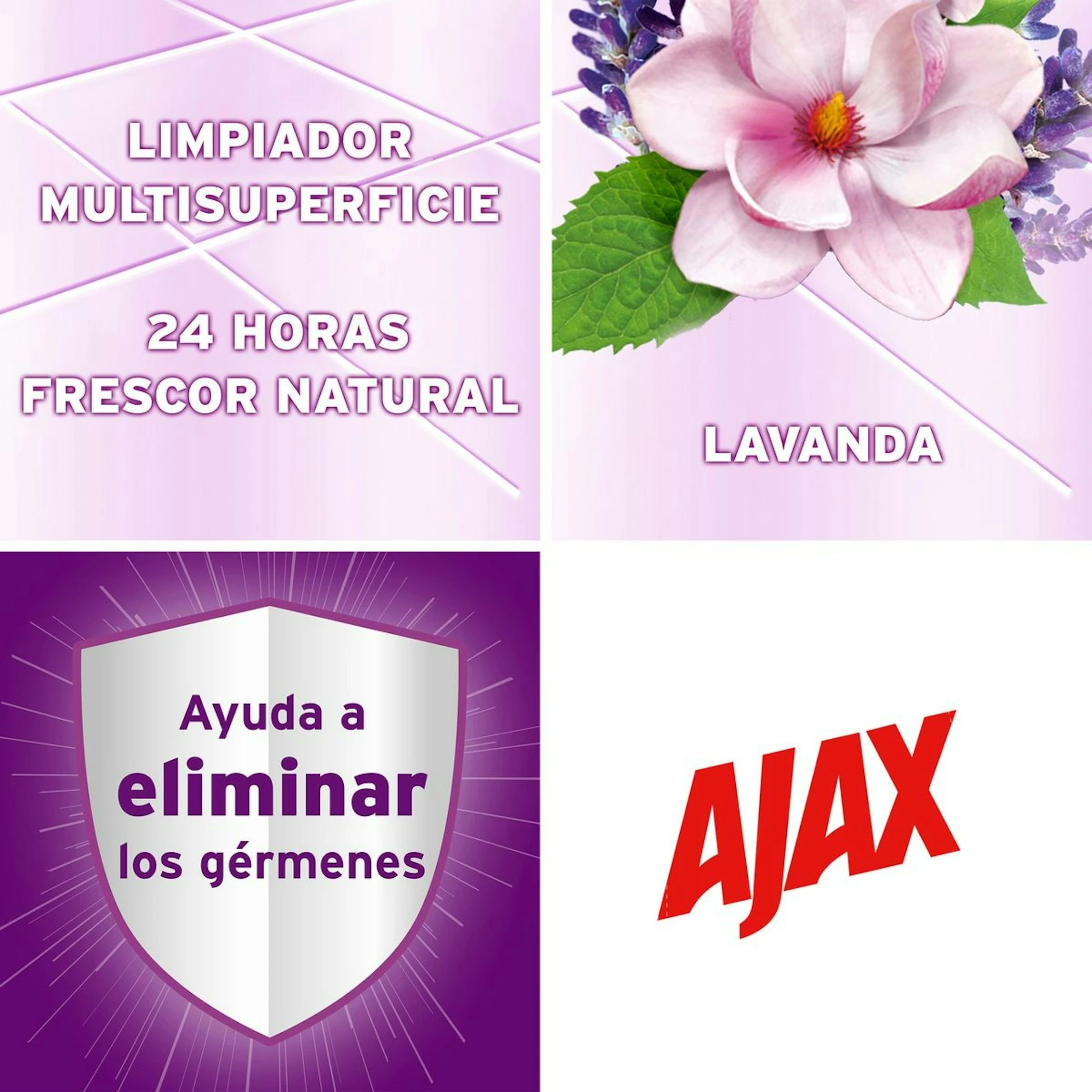 Limpa-Chão Festa de Flores Ajax 1.25Lt