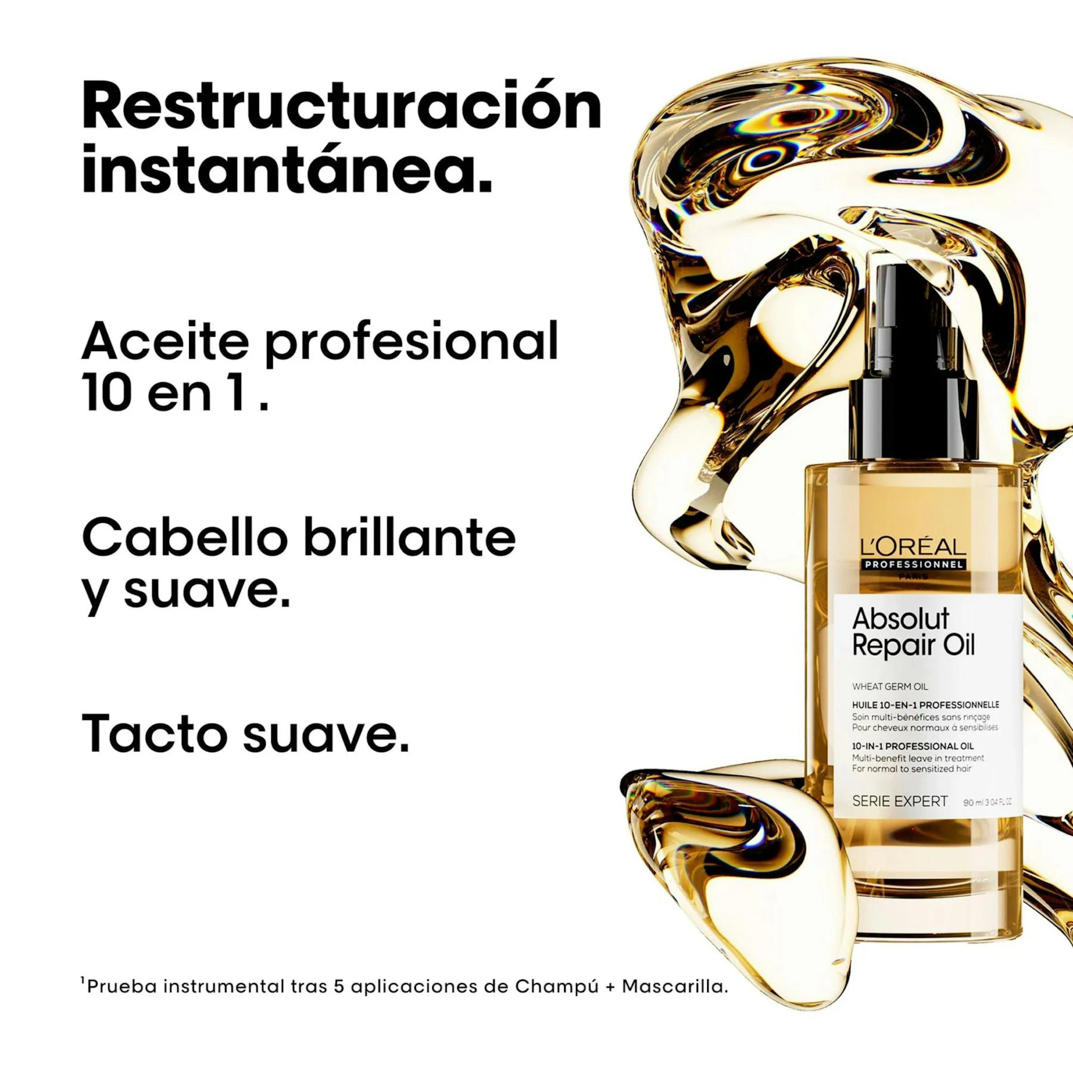 Óleo Capilar Absolut Repair 10 Em 1 L'Oréal Professionnel 90Ml