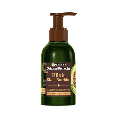 Elixir Original Remedies Rizos Nutridos Aceite De Aguacate Y Manteca De Karité 120Ml