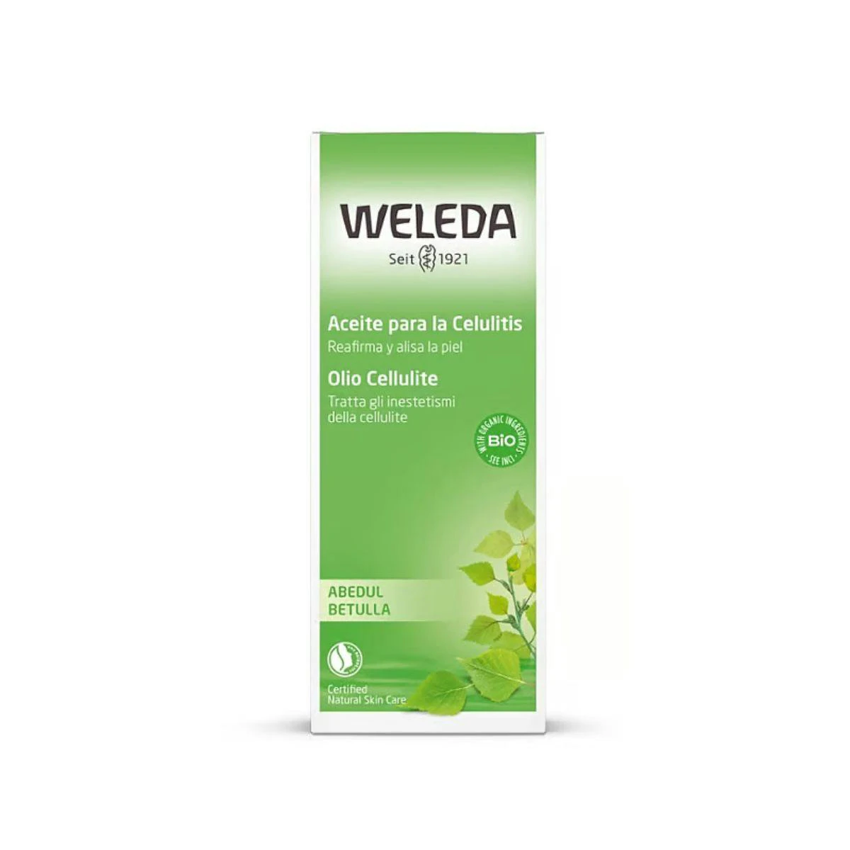 Aceite De Abedul Para Celulitis Weleda 100Ml