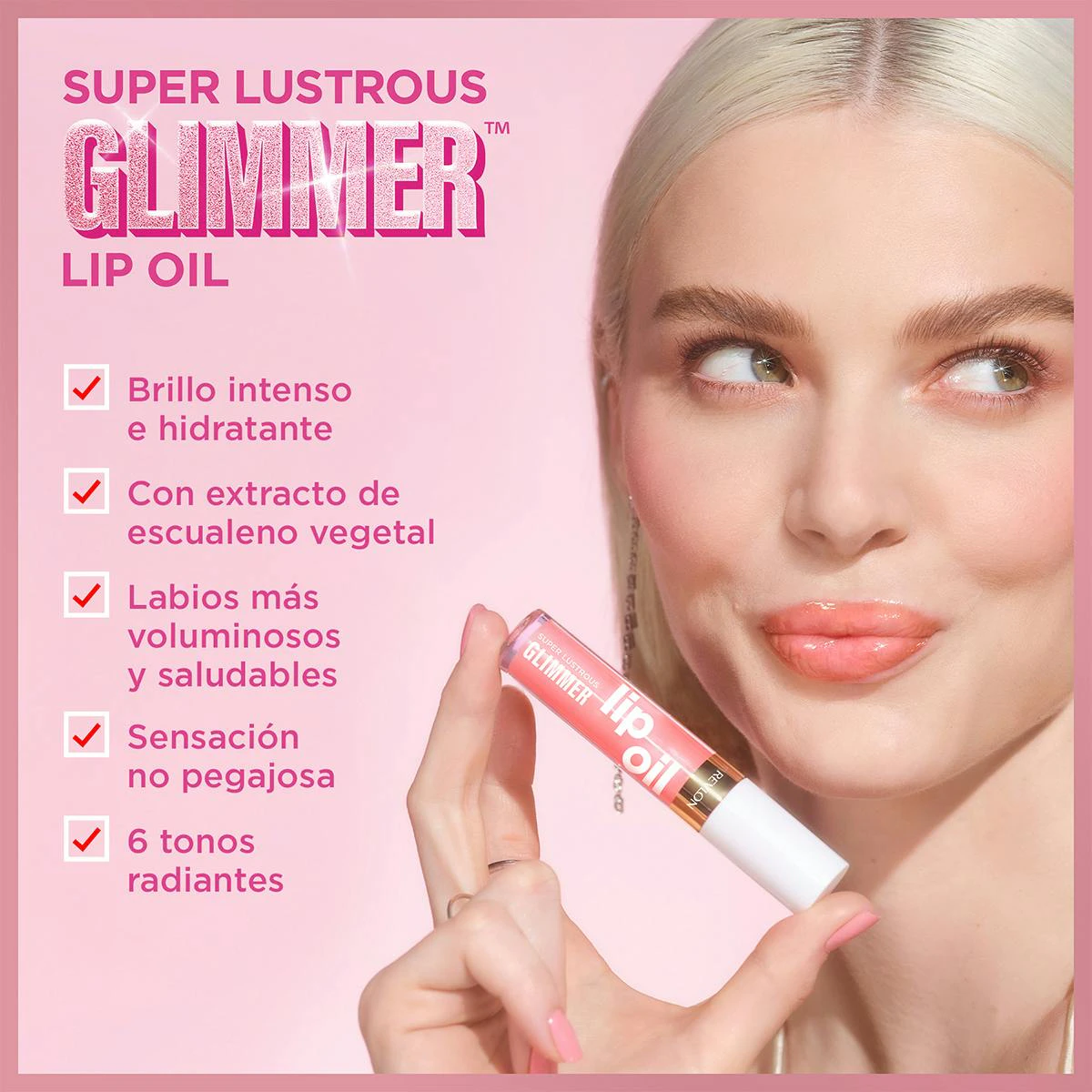 Óleo De Lábios Super Lustrous Glimmer Revlon