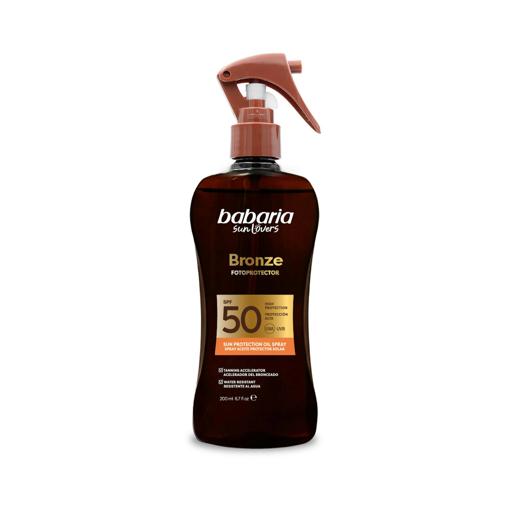 Aceite Solar Bronze Coco SPF50 Babaria 200Ml 0