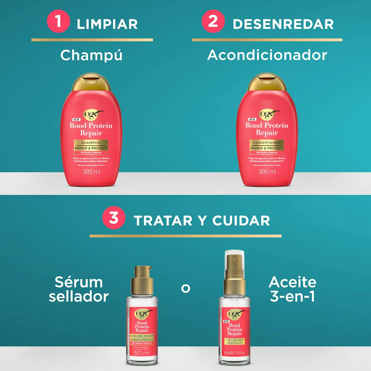Acondicionador Bond Protein Repair OGX 385 Ml