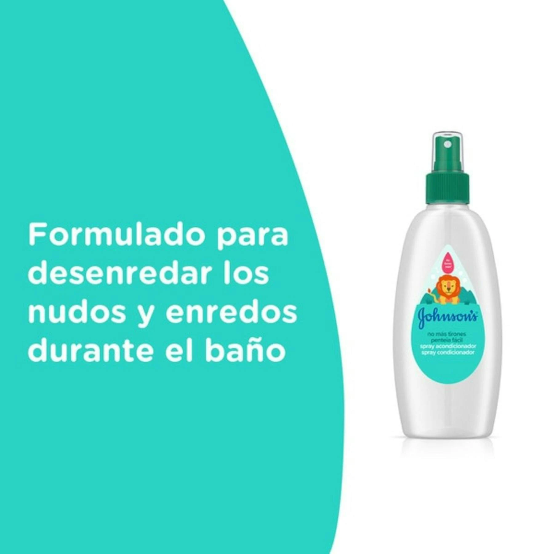Acondicionador En Spray No Más Tirones Johnson's Baby 200Ml