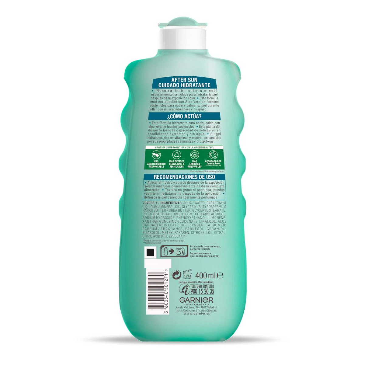 Aftersun Hidratante E Calmante Delial 400Ml