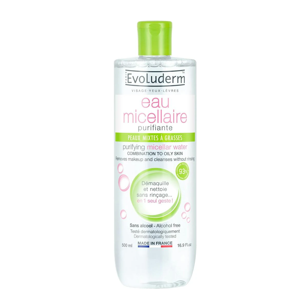 Agua Micelar Desmaquillante Piel Mixta Evoluderm 500 Ml Agua Micelar Desmaquillante Piel Mixta Evoluderm 500 Ml 0