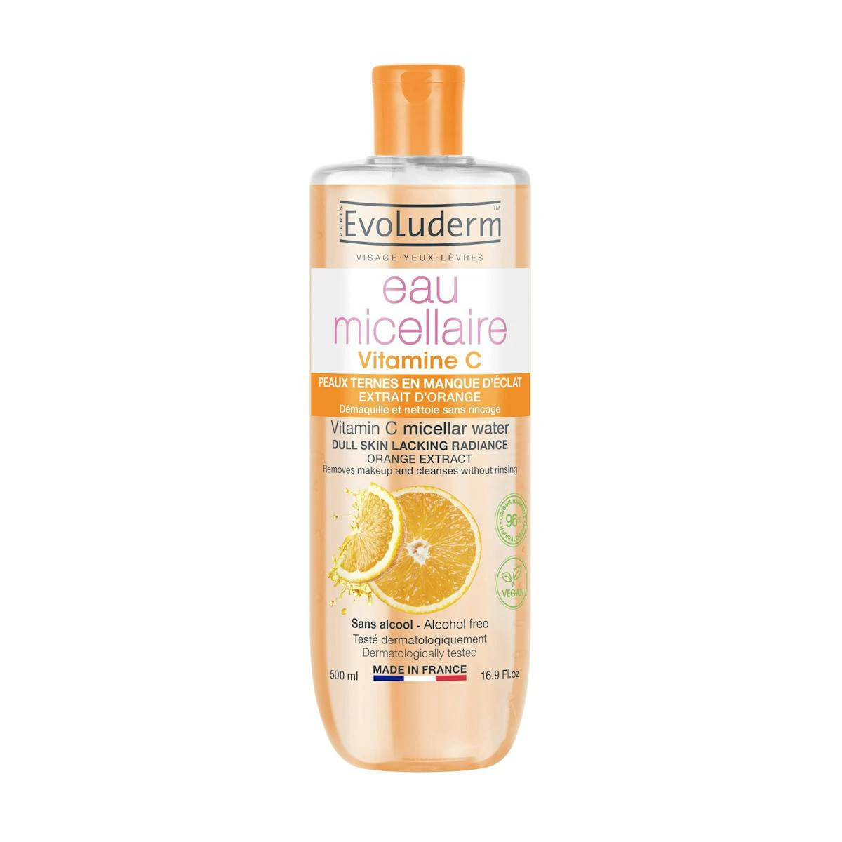 Agua Micelar Vitamina C Evoluderm 500 Ml Agua Micelar Vitamina C Evoluderm 500 Ml 0