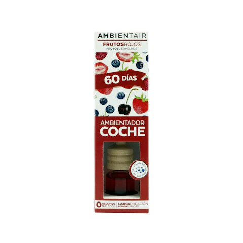 Ambientador Coche Frutos Rojos Ambient Air 1 Ud