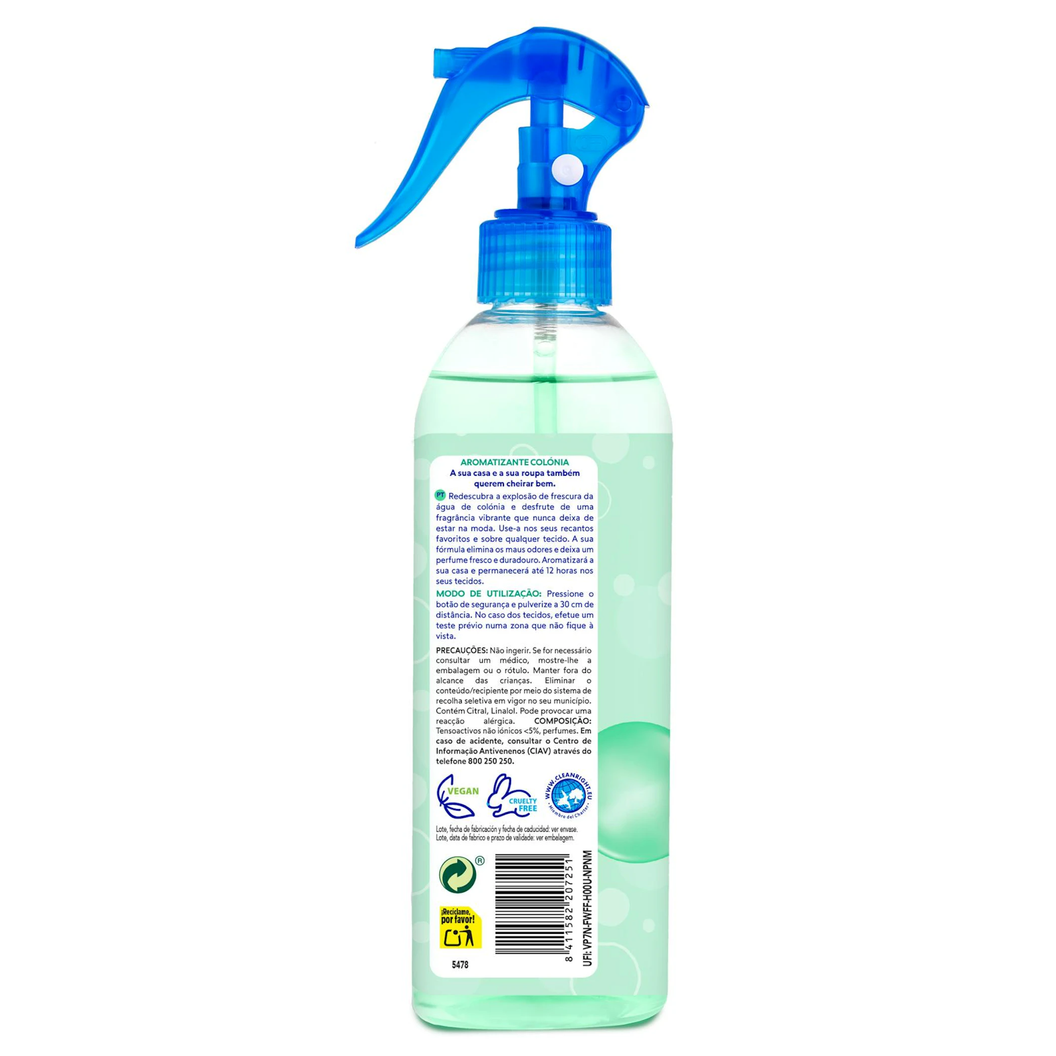 Ambientador Spray Colonia Asevi 400Ml