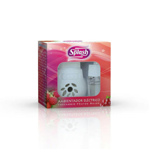 Ambientador Eléctrico Aparato + Recambio Frutos Rojos Splash 25Ml