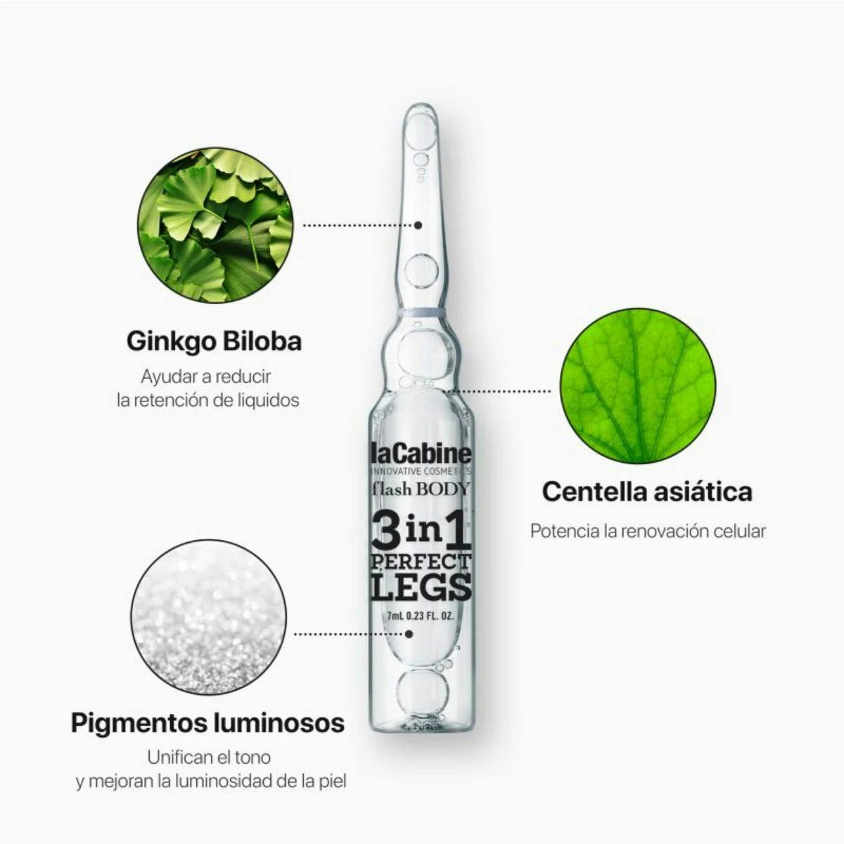 Ampollas 3 En 1 Piernas Perfectas LaCabine 7 Uds