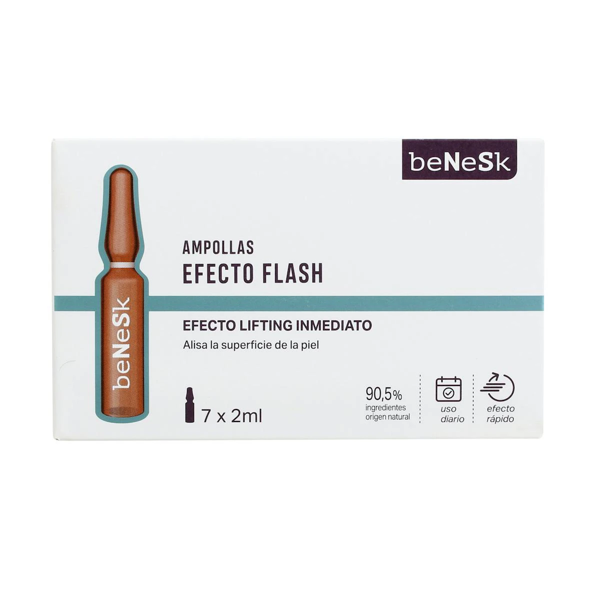 Ampollas Faciales Efecto Flash Benesk 7x2Ml Ampollas Faciales Efecto Flash Benesk 7x2Ml 0