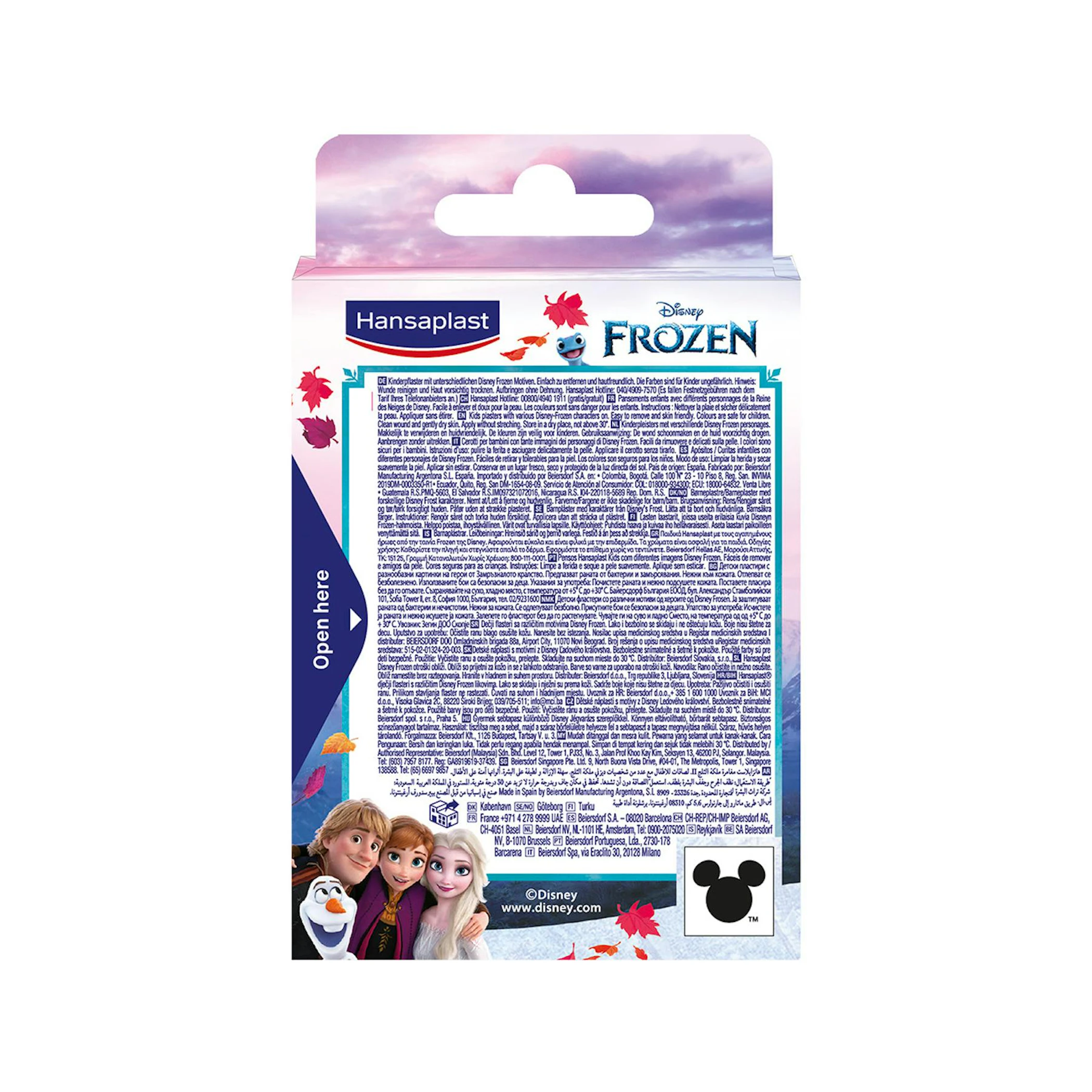 Apósitos Frozen Hansaplast 20 Uds